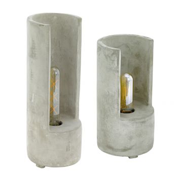 L2-5640 	Concrete Table Lamp Range