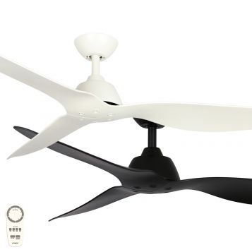 Malibu 1320mm (52") DC ABS 3 Blade Ceiling Fan with Remote