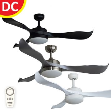 Scorpion 1300 DC Ceiling Fan with Tri-Colour LED Light and Remote Control