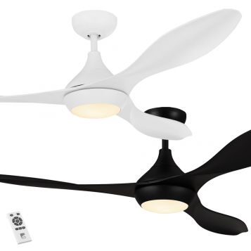 Nevis II 1320mm (52") DC ABS Blades Ceiling Fan with LED Light & Remote