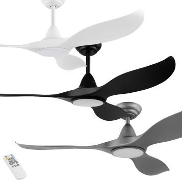 Noosa 1320mm (52") DC ABS Blades Ceiling Fan with LED Light & Remote