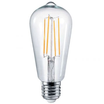 4w ST64 Pear LED Filament Lamp - E27 Base
