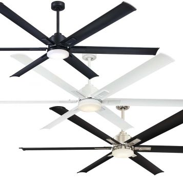 Rhino 2100mm DC 6 Blade Ceiling Fan with LED Light & Remote