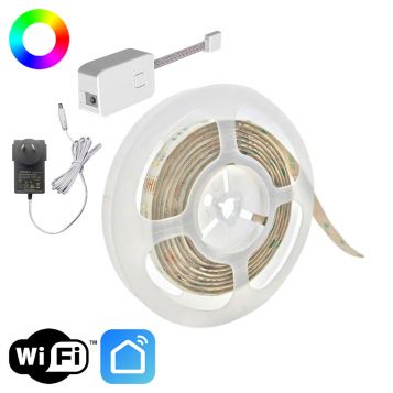 L2U-7391 4w/m Smart RGB+CCT LED Strip Light Kit (IP54) - 5m