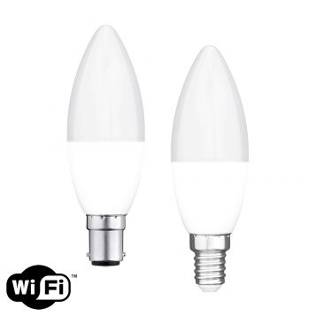 L2U-3164 Smart Wi-Fi 4w Candle LED Lamp - 2 Bases