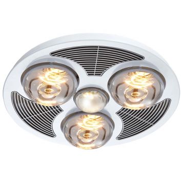 L2U-1108 Steampro 3in1 LED Bathroom Light, 3 Heat and Exhaust Fan