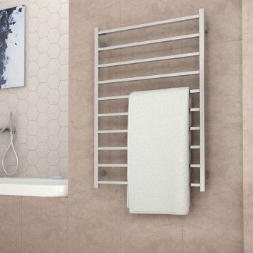 SS88M Thermogroup Sqaure Heated Towel Rail