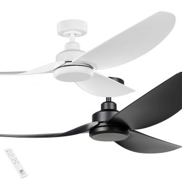 Torquay 1422mm (56") DC ABS 3 Blade Ceiling Fan with Remote
