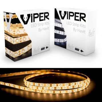 Viper 4.8w per metre 2m LED Strip Kit - IP54 complete with LED driver