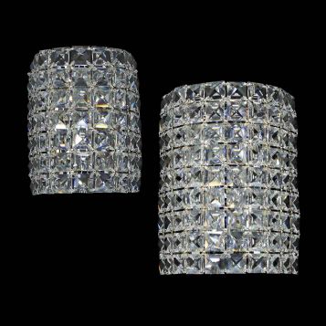 L2-6538 Asfour Crystal Wall Sconce - 2 Sizes