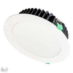 30w DL5633 Thin Commercial White Fixed LED Downlight (120 Beam - 3200lm)
