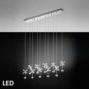 L2-1557 Crystal LED Pendant Light 