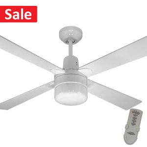 Alpha Ceiling Fan with Clipper Light and Remote - Special