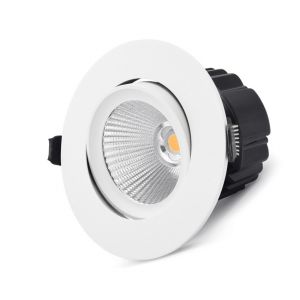 15w Dione Adjustable LED Downlight - White (45 Degree Beam - 1190lm)
