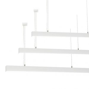 L2-1791 High Output White LED Linear Pendant Light - 60mm x 70mm (1.8m to 3m)