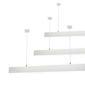 L2-1798 High Output LED Linear Pendant Light - 80mm x 92mm (2m to 3m)