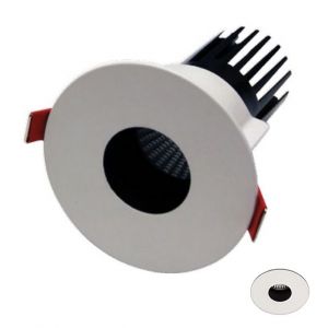 12w MDL-16 LED Downlight with Key Hole Frame Downlight (40 Beam - 880lm)