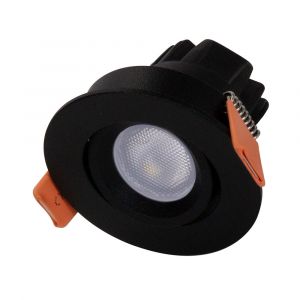 3w Pocket Mini Adjustable LED Downlight - Black (20 Degree Beam - 125lm)