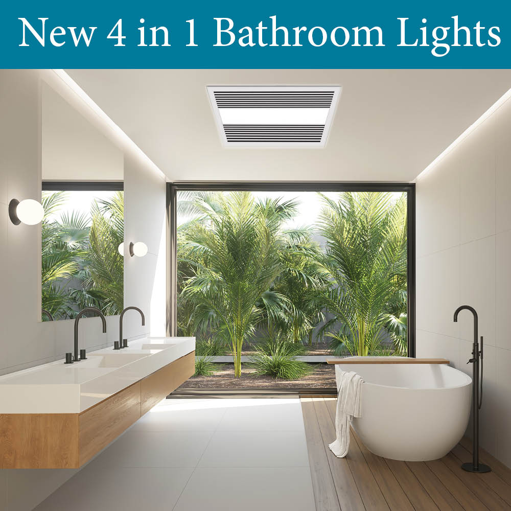 New 4in1 Bathroom Heater, Fan, Exhaust & Light!